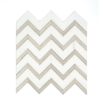 BIZOU - 12X13, WHITE/CREAM, POLISHED